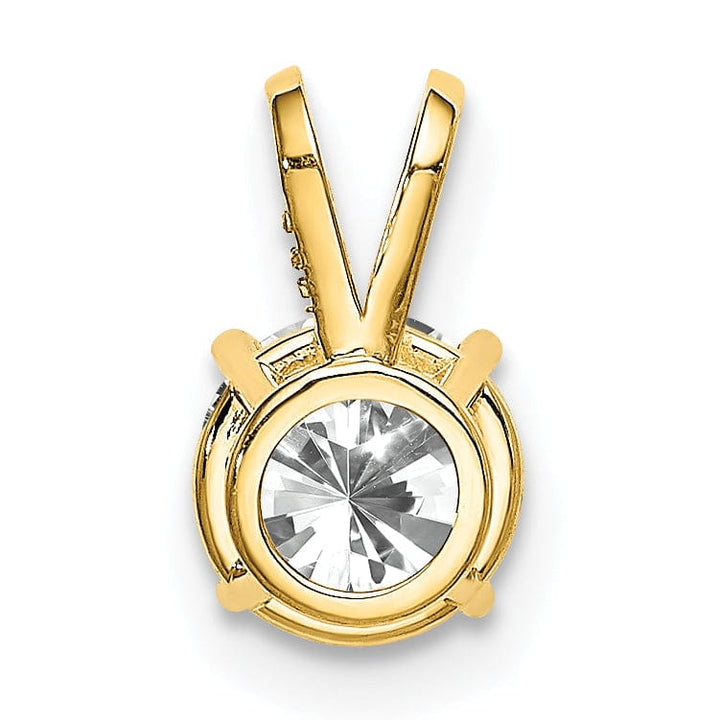 Lovely Rita's Pendants & Charms 14k Yellow Gold Cubic Zirconia Casted Pendant