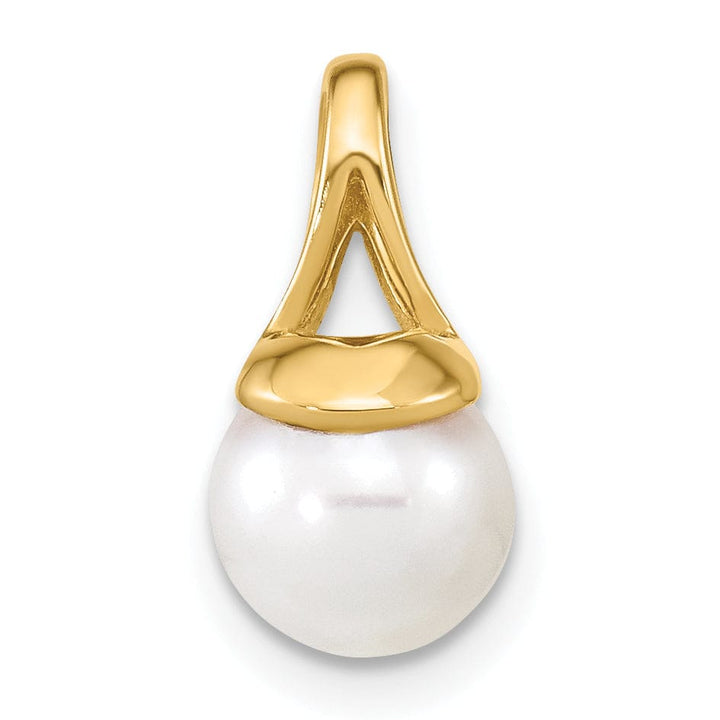Lovely Rita's Pendants & Charms 14K Yellow Gold Cultured Pearl Designer Pendant