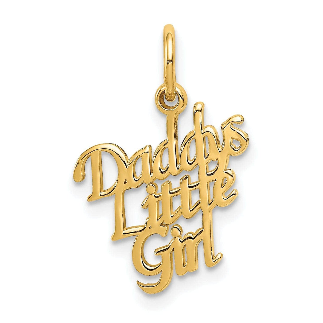 Lovely Rita's Pendants & Charms 14k Yellow Gold Daddy's Little Girl Charm