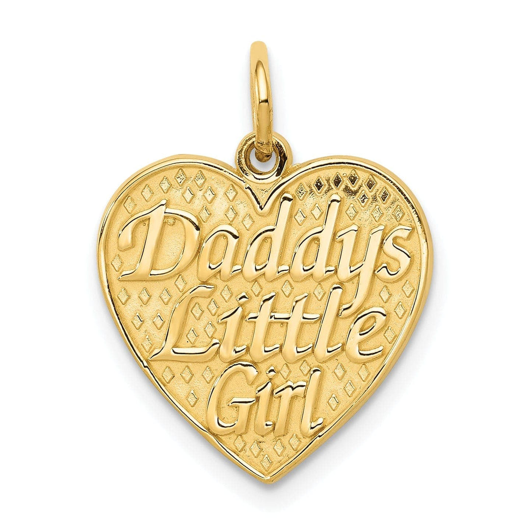 Lovely Rita's Pendants & Charms 14k Yellow Gold Daddys Little Girl Charm Pendant
