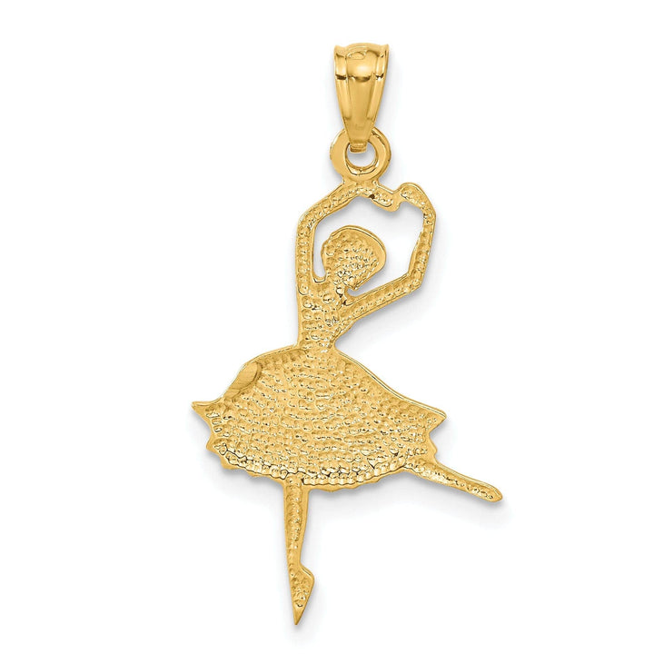 Lovely Rita's Pendants & Charms 14k Yellow Gold Dancing Ballerina Charm Pendant