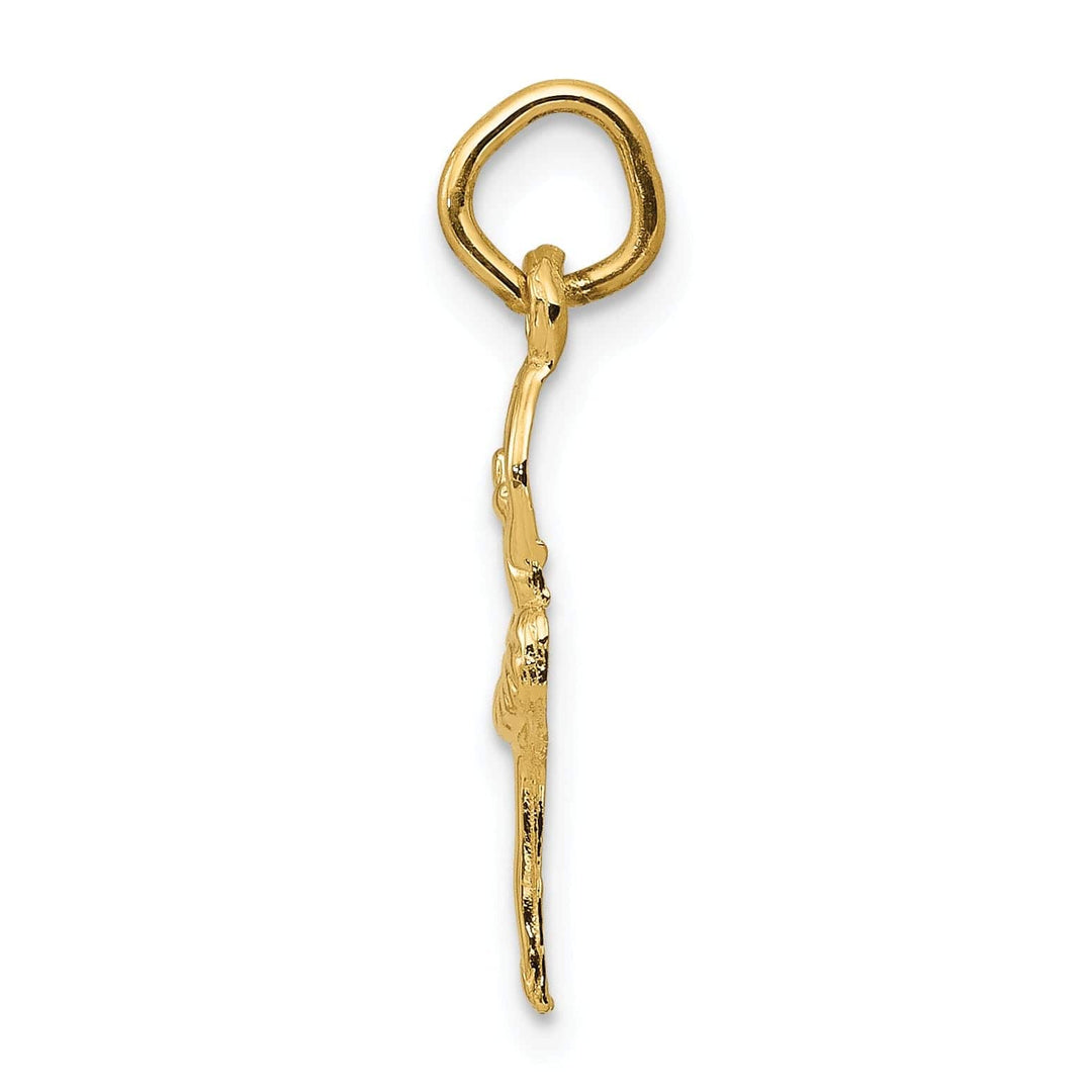 Lovely Rita's Pendants & Charms 14k Yellow Gold Dancing Ballerina Charm Pendant