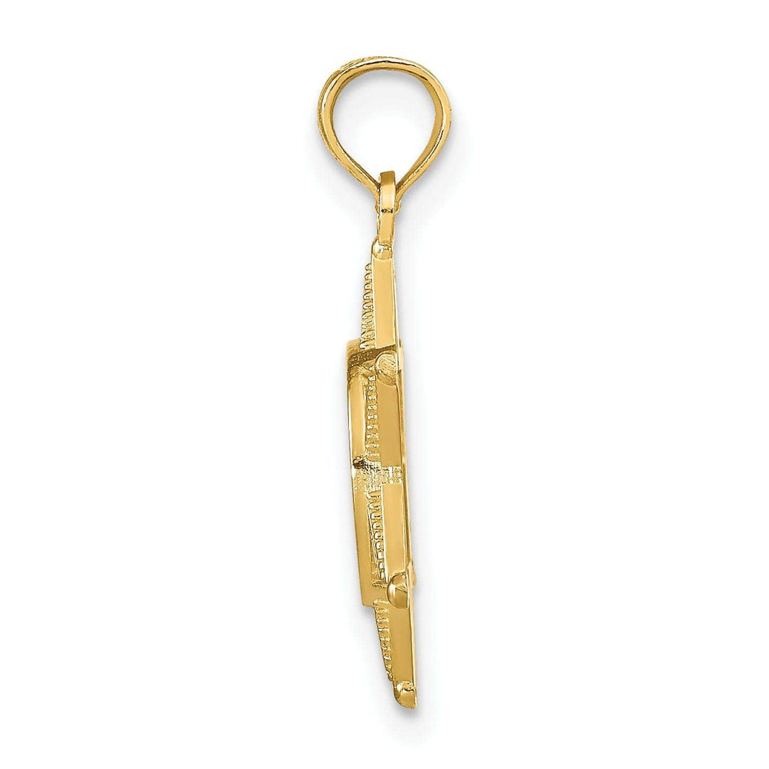 Lovely Rita's Pendants & Charms 14k Yellow Gold Deputy Sheriff Badge Pendant