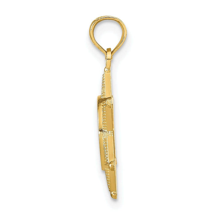 Lovely Rita's Pendants & Charms 14k Yellow Gold Deputy Sheriff Badge Pendant