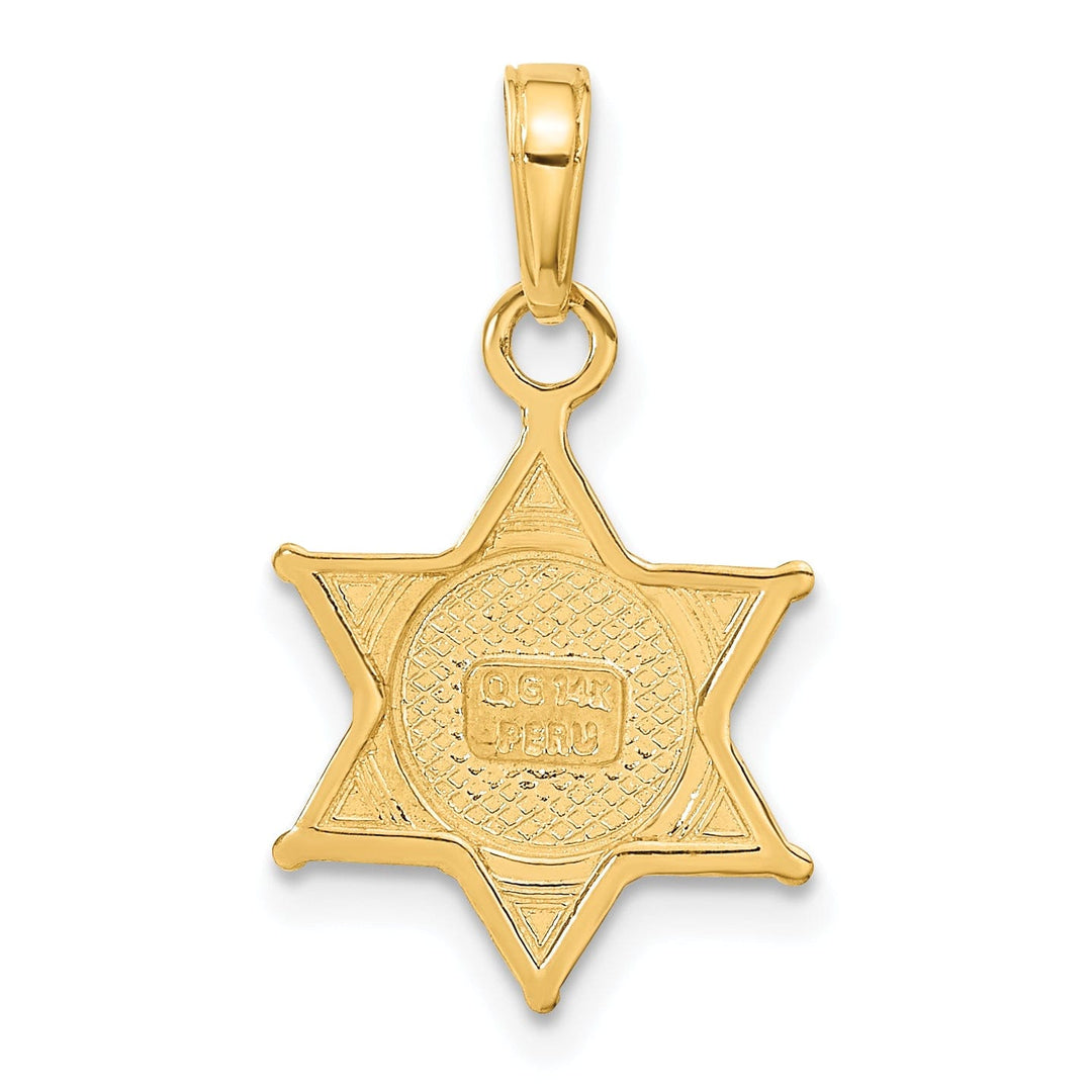 Lovely Rita's Pendants & Charms 14k Yellow Gold Deputy Sheriff Badge Pendant
