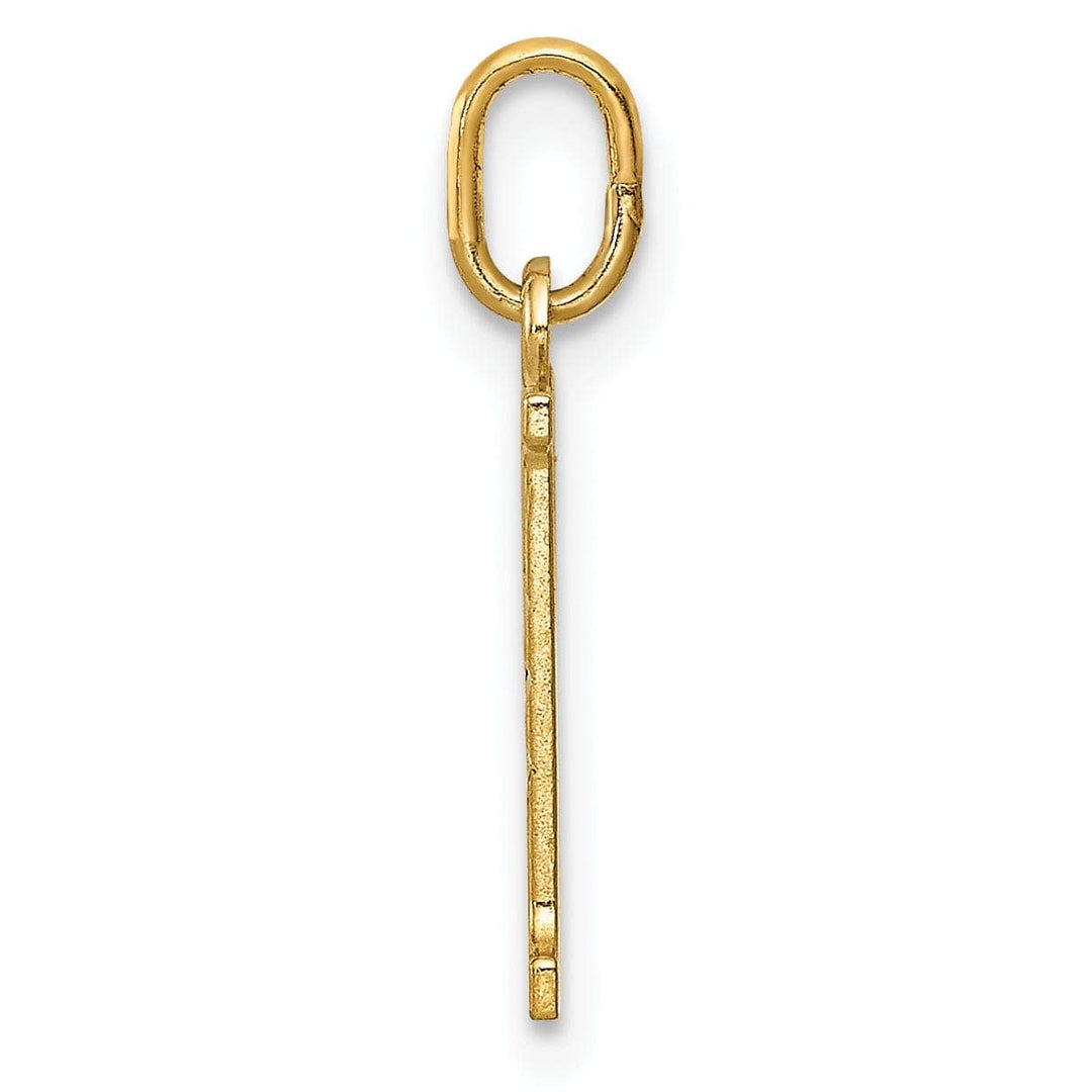 Lovely Rita's Pendants & Charms 14k Yellow Gold Diamond Cut 21 Charm Pendant