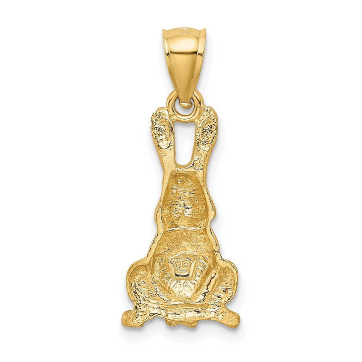 Lovely Rita's Pendants & Charms 14k Yellow Gold Diamond Cut Rabbit Pendant