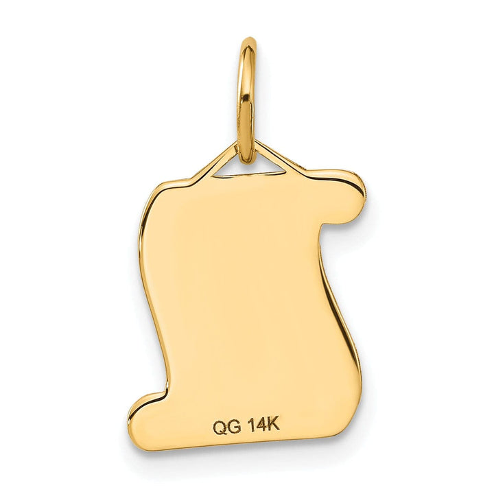 Lovely Rita's Pendants & Charms 14k Yellow Gold Diploma Charm