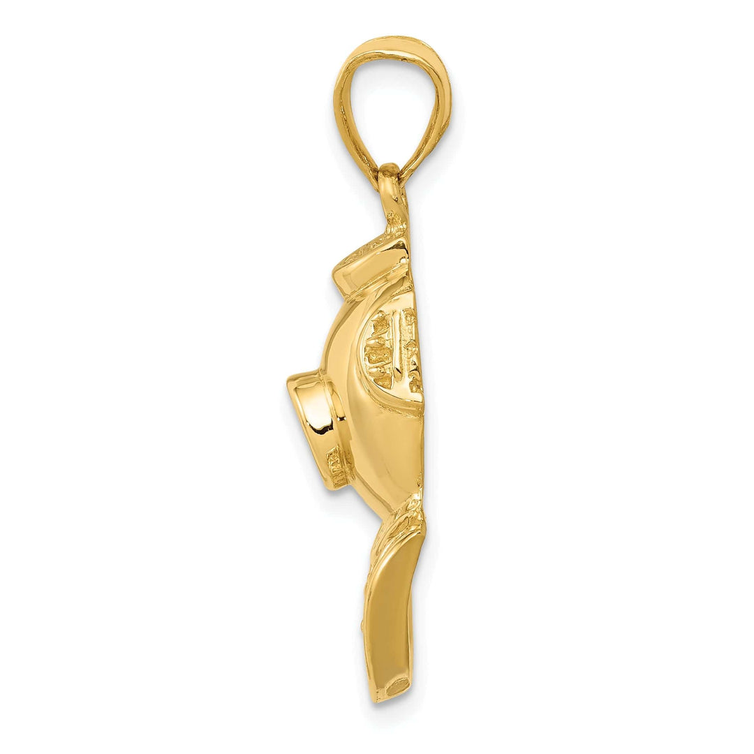 Lovely Rita's Pendants & Charms 14k Yellow Gold Divers Helmet Pendant