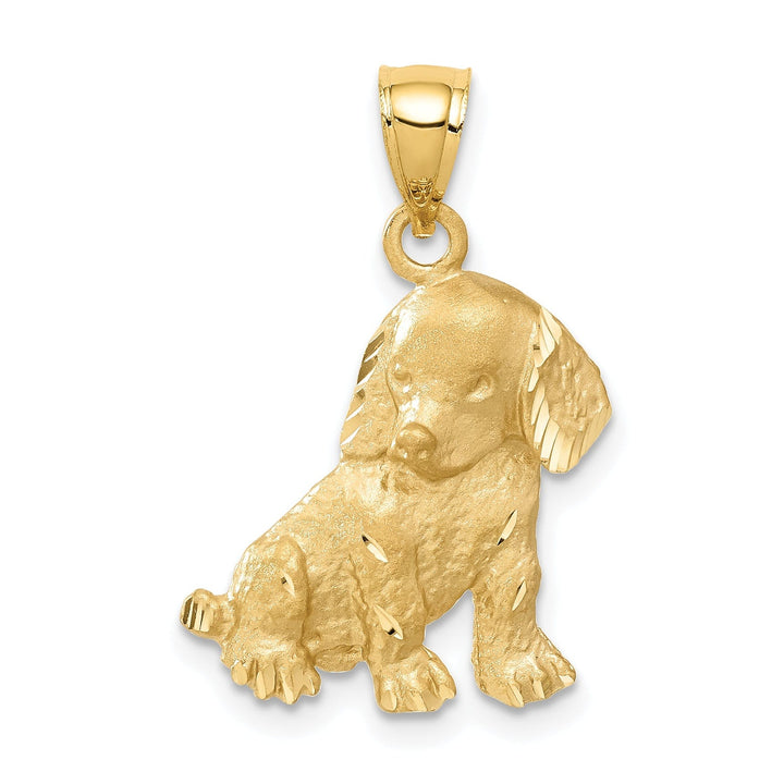 Lovely Rita's Pendants & Charms 14k Yellow Gold Dog Charm
