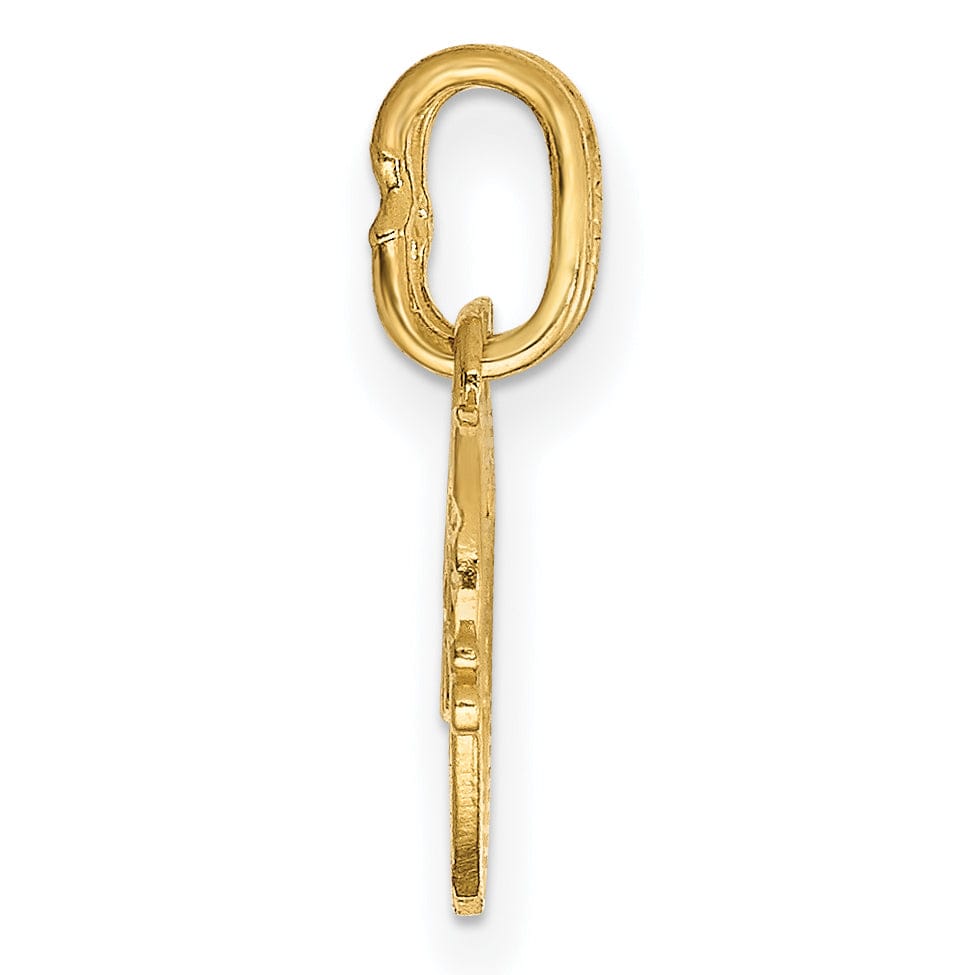 Lovely Rita's Pendants & Charms 14k Yellow Gold Double Heart Best Friends Charm