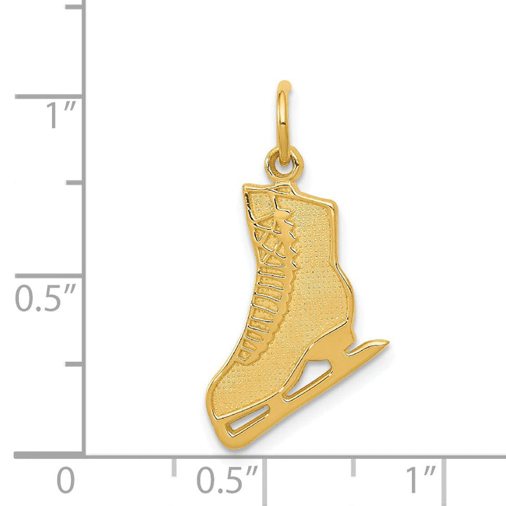Lovely Rita's Pendants & Charms 14k Yellow Gold Figure Skating Pendant