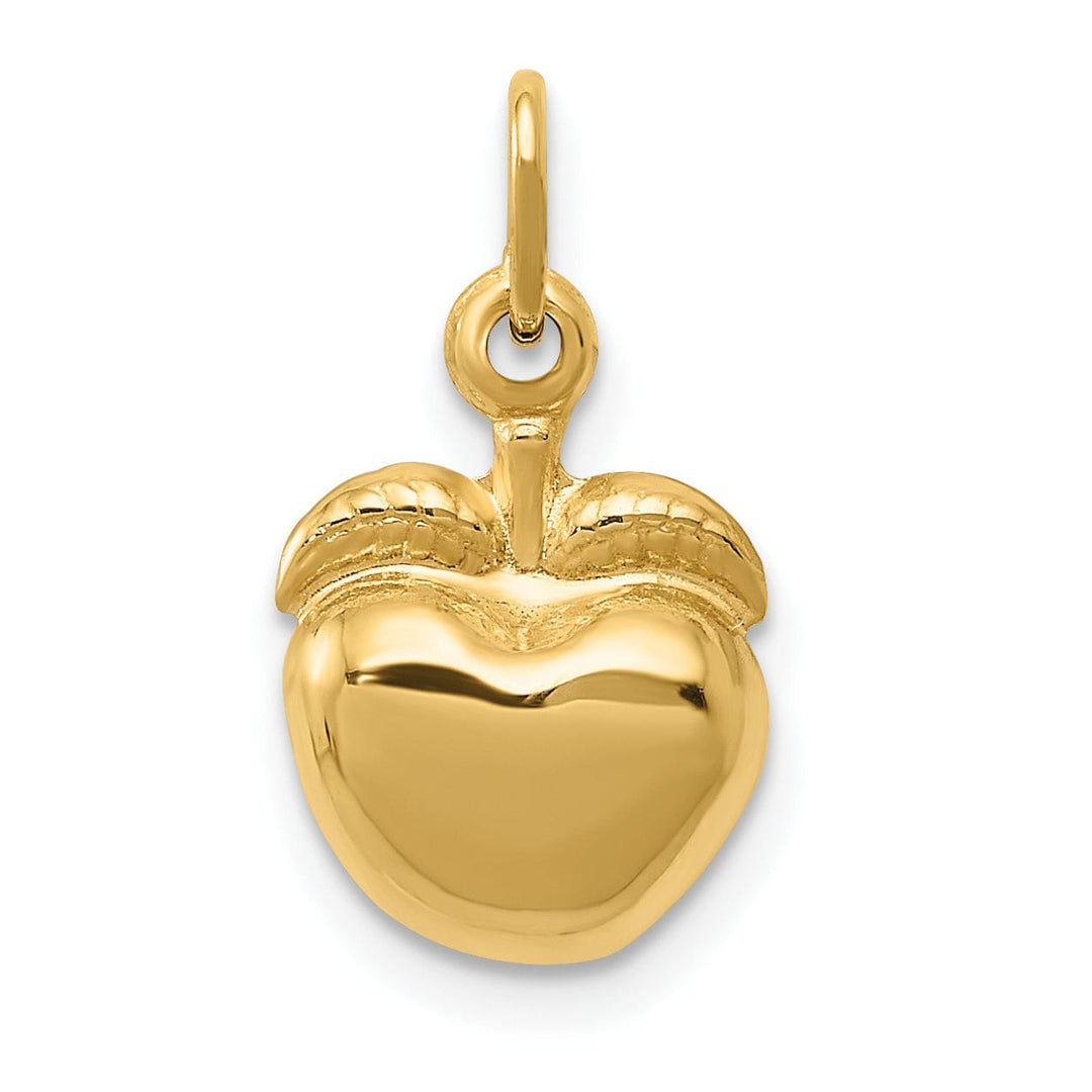Lovely Rita's Pendants & Charms 14k Yellow Gold Finish Apple Charm Pendant