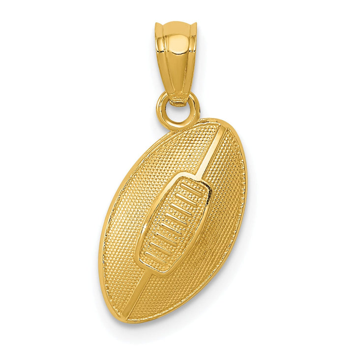 Lovely Rita's Pendants & Charms 14k Yellow Gold Football Charm Pendant