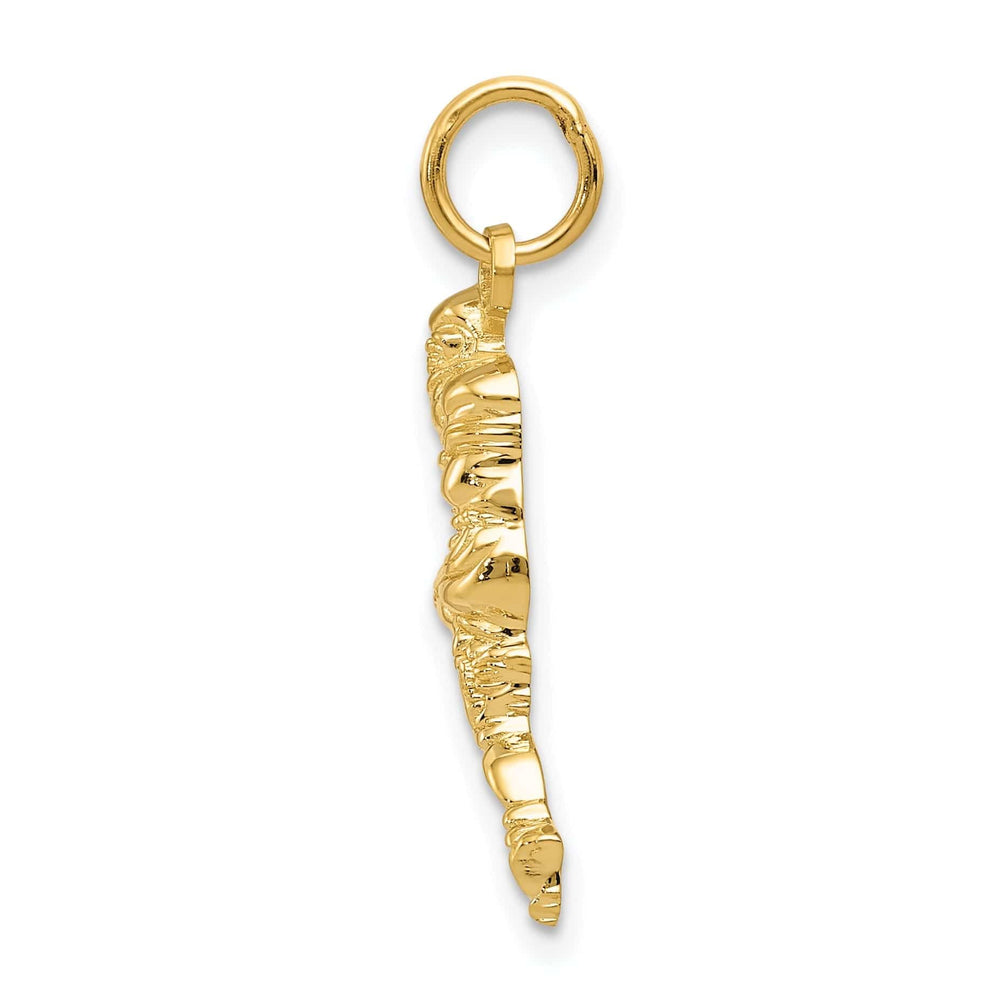 Lovely Rita's Pendants & Charms 14k Yellow Gold Football Player Running Pendant