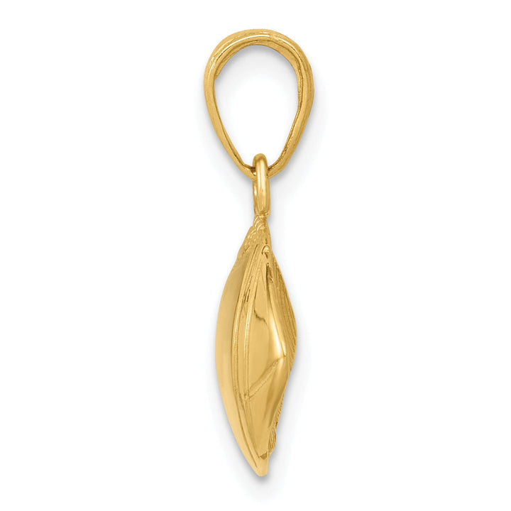 Lovely Rita's Pendants & Charms 14k Yellow Gold Football Profile Pendant
