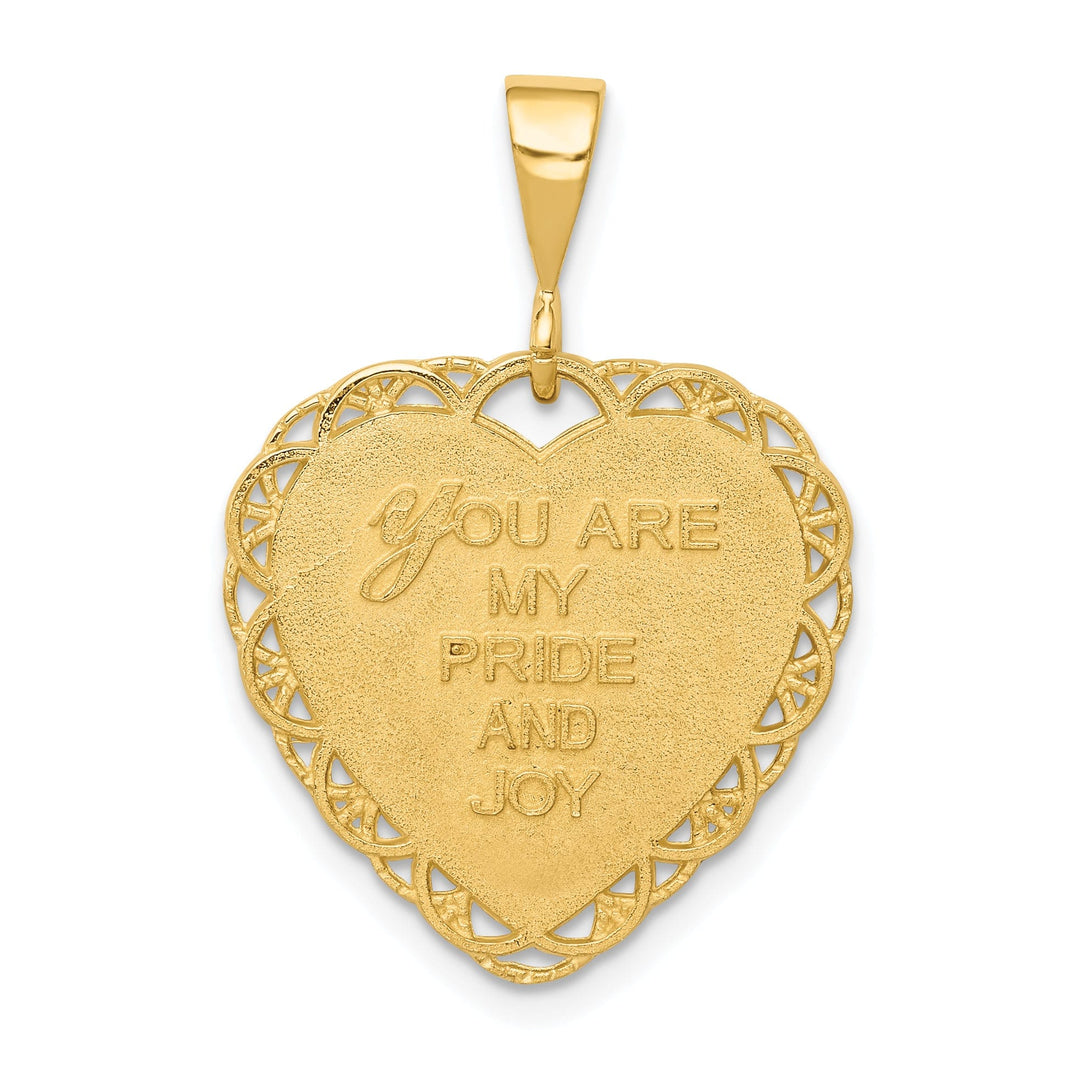 Lovely Rita's Pendants & Charms 14k Yellow Gold For My Daughter Charm Pendant
