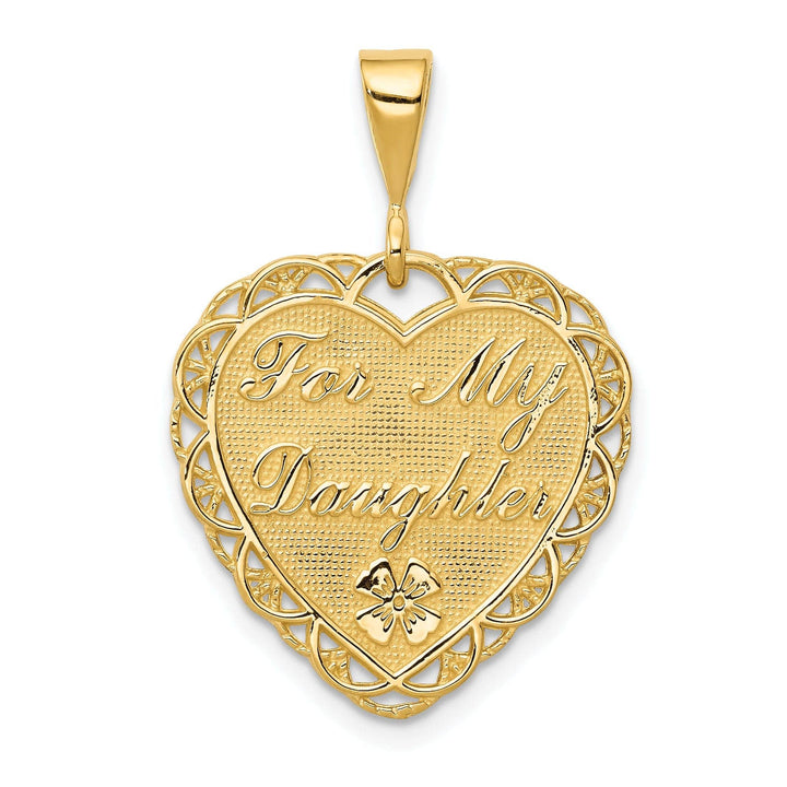 Lovely Rita's Pendants & Charms 14k Yellow Gold For My Daughter Charm Pendant