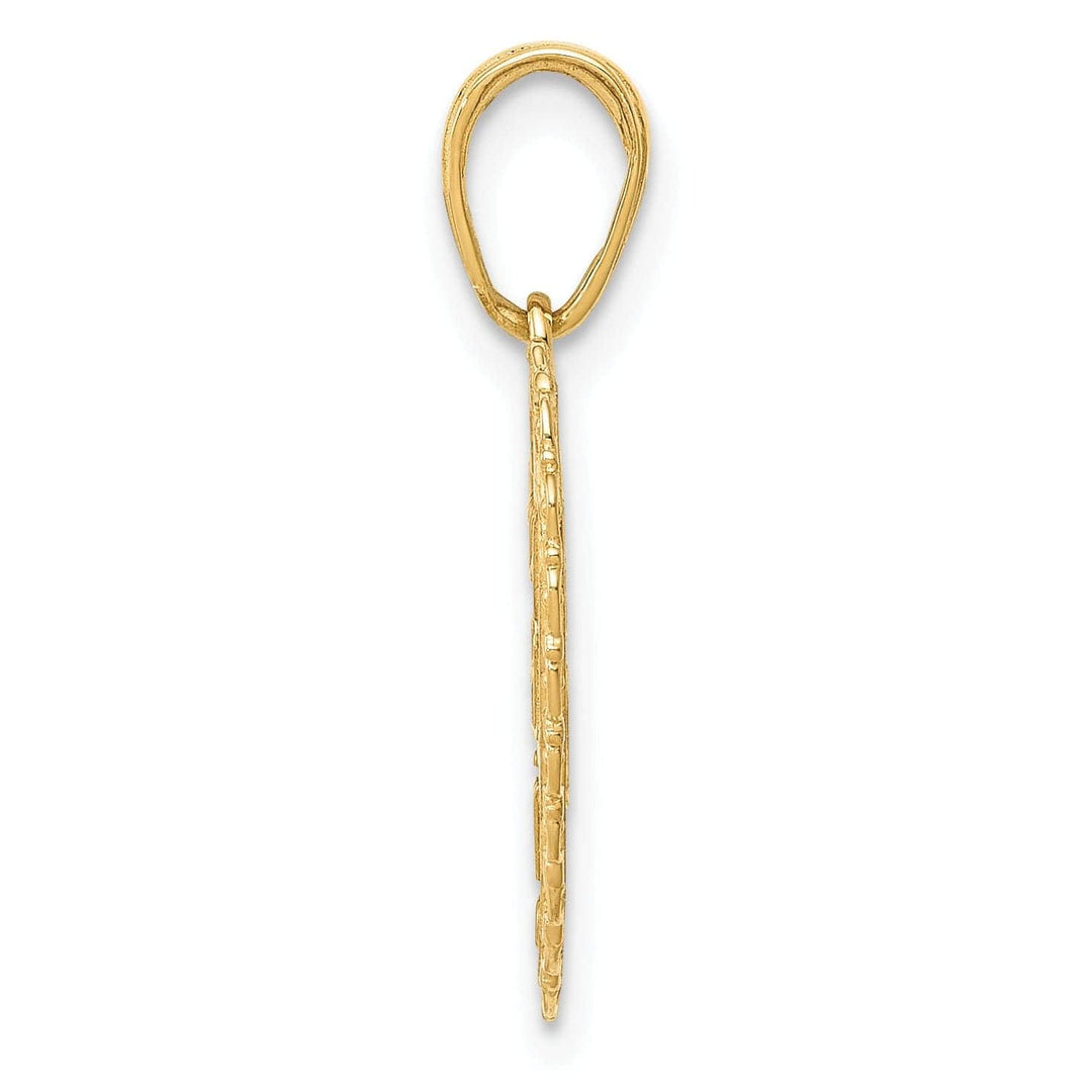 Lovely Rita's Pendants & Charms 14k Yellow Gold For My Daughter Heart Pendant