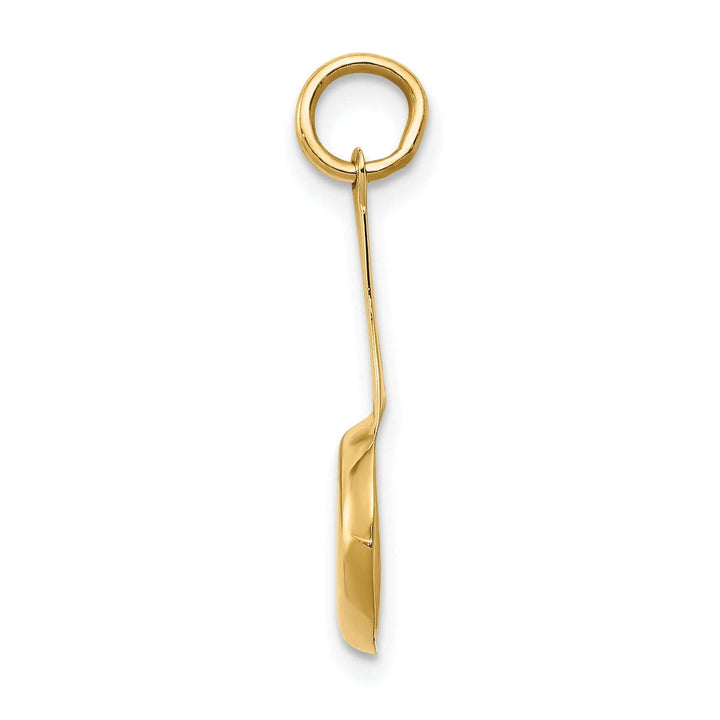 Lovely Rita's Pendants & Charms 14k Yellow Gold Frying Pan Enameled Egg Pendant