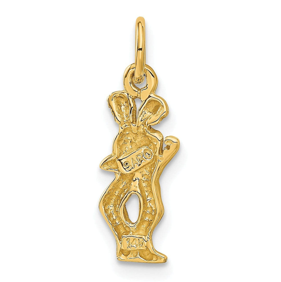 Lovely Rita's Pendants & Charms 14k Yellow Gold Gemini Zodiac Charm Pendant