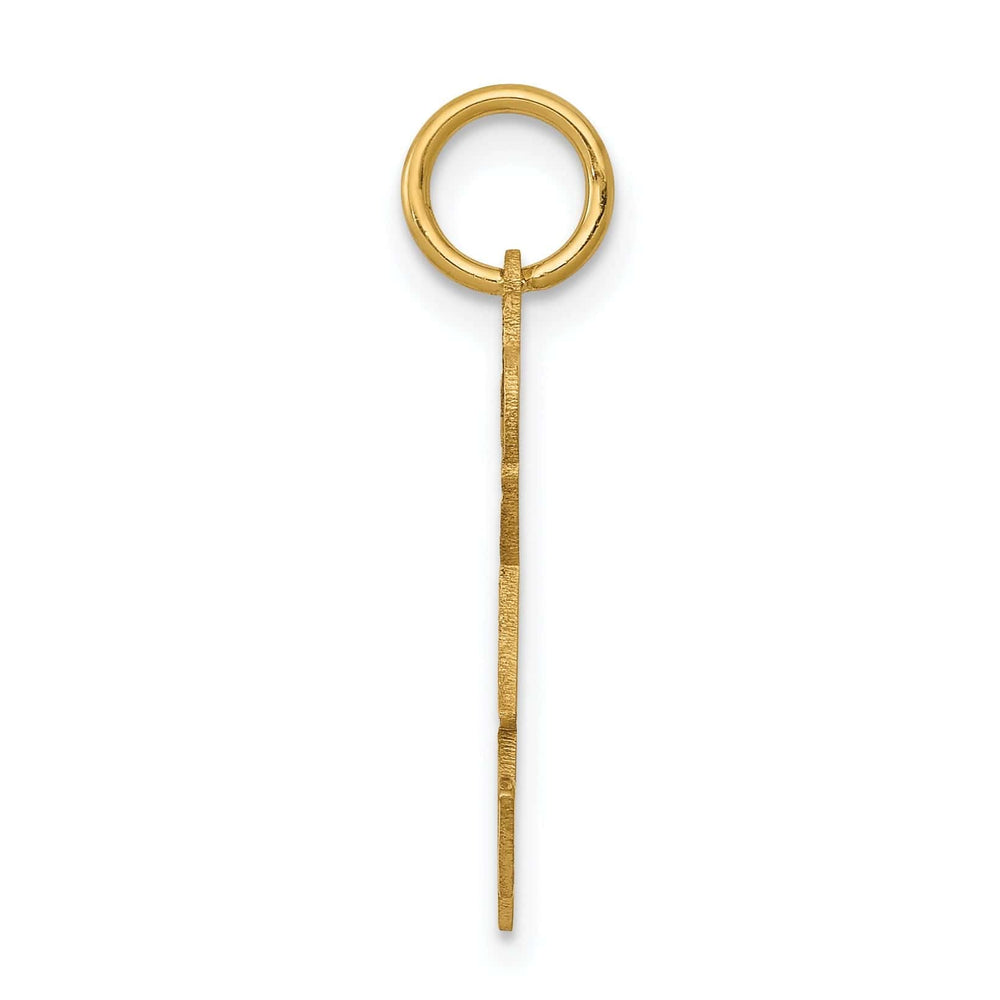 Lovely Rita's Pendants & Charms 14k Yellow Gold Girl in Floral Dress Joy Charm