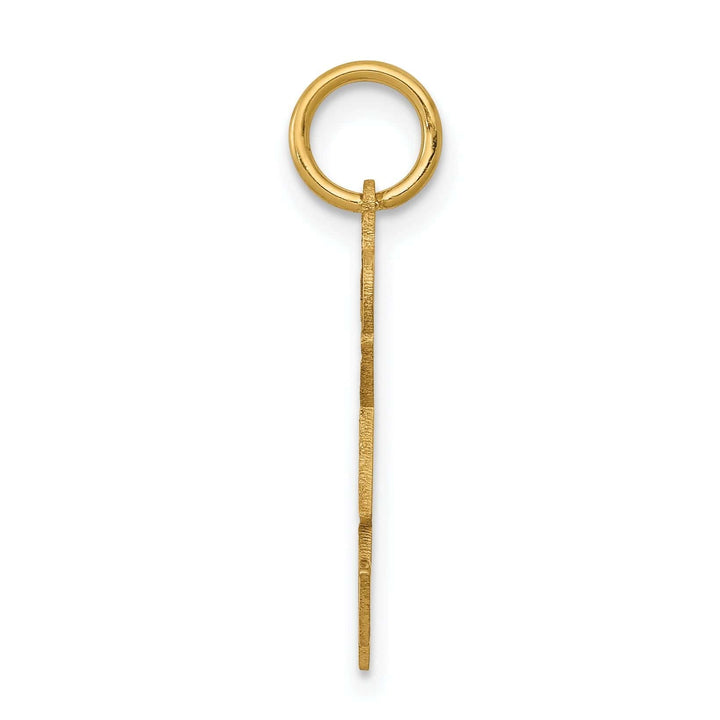 Lovely Rita's Pendants & Charms 14k Yellow Gold Girl in Floral Dress Joy Charm