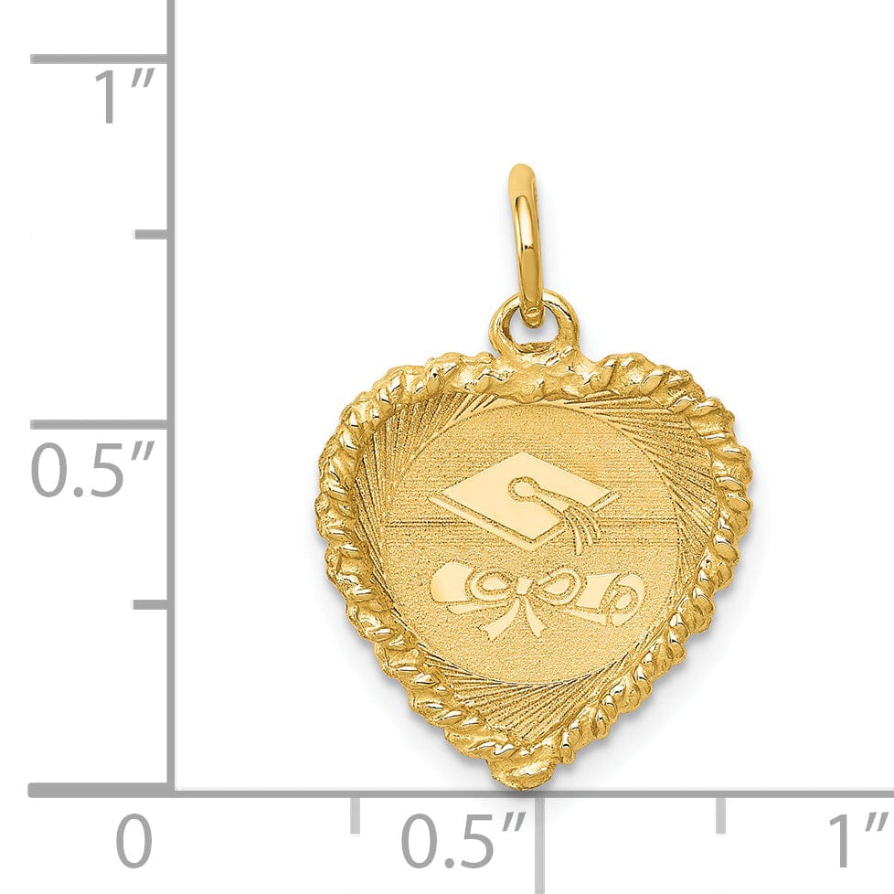 Lovely Rita's Pendants & Charms 14k Yellow Gold Graduation Cap Charm