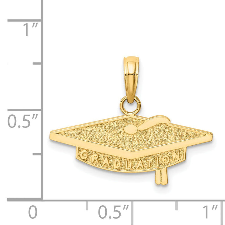 Lovely Rita's Pendants & Charms 14k Yellow Gold Graduation Charm