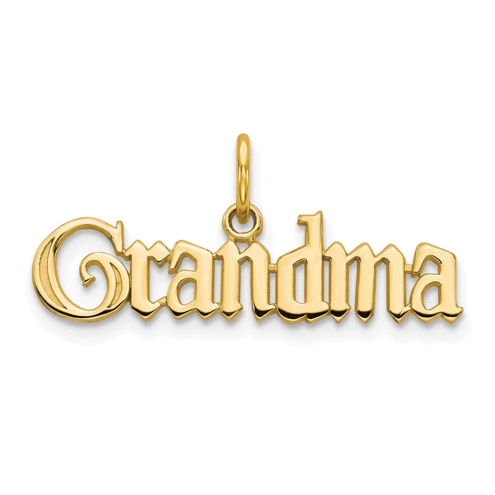 Lovely Rita's Pendants & Charms 14k Yellow Gold Grandma Charm Pendant