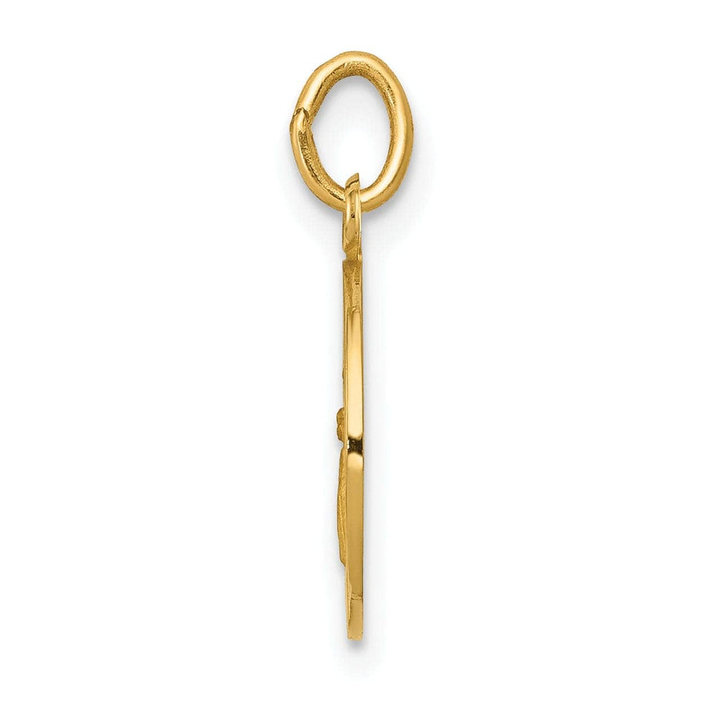 Lovely Rita's Pendants & Charms 14k Yellow Gold Guardian Angel Medal Pendant