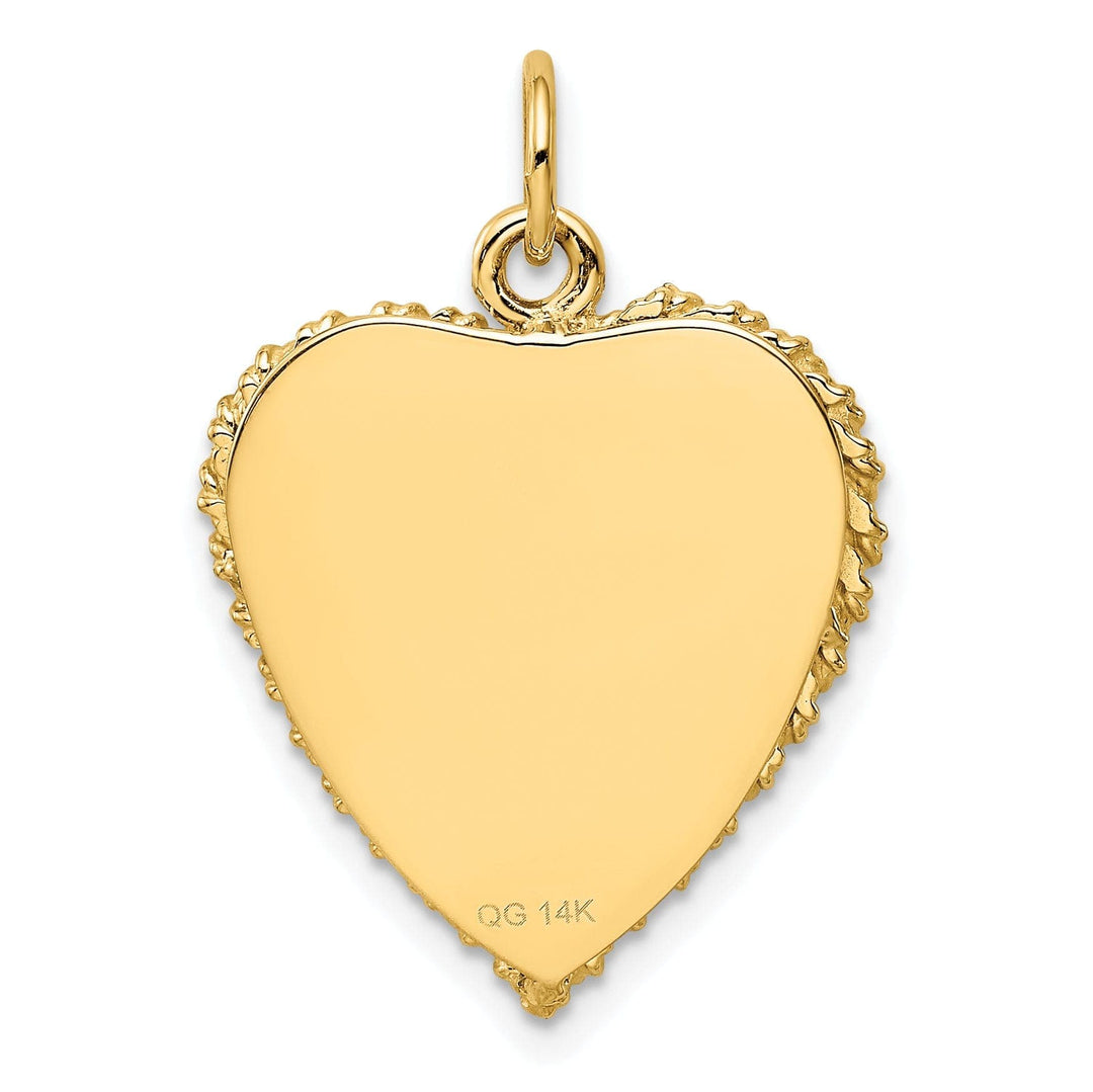 Lovely Rita's Pendants & Charms 14k Yellow Gold Happy 10th Anniversary Charm