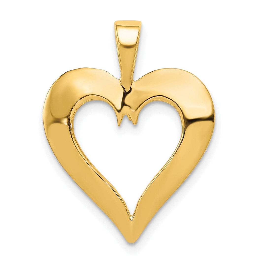 Lovely Rita's Pendants & Charms 14k Yellow Gold Heart Charm Pendant