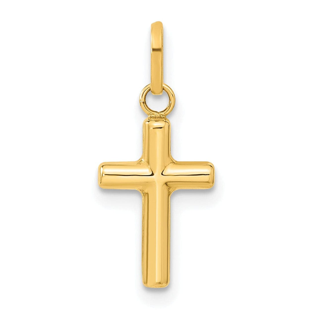 Lovely Rita's Pendants & Charms 14k Yellow Gold Hollow Cross Pendant
