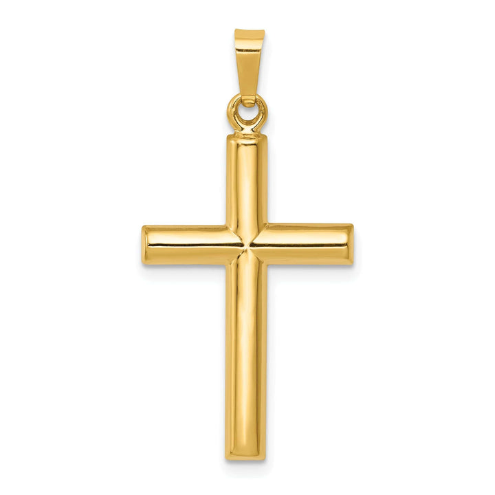 Lovely Rita's Pendants & Charms 14k Yellow Gold Hollow Cross Pendant