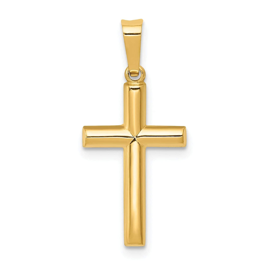 Lovely Rita's Pendants & Charms 14k Yellow Gold Hollow Cross Pendant