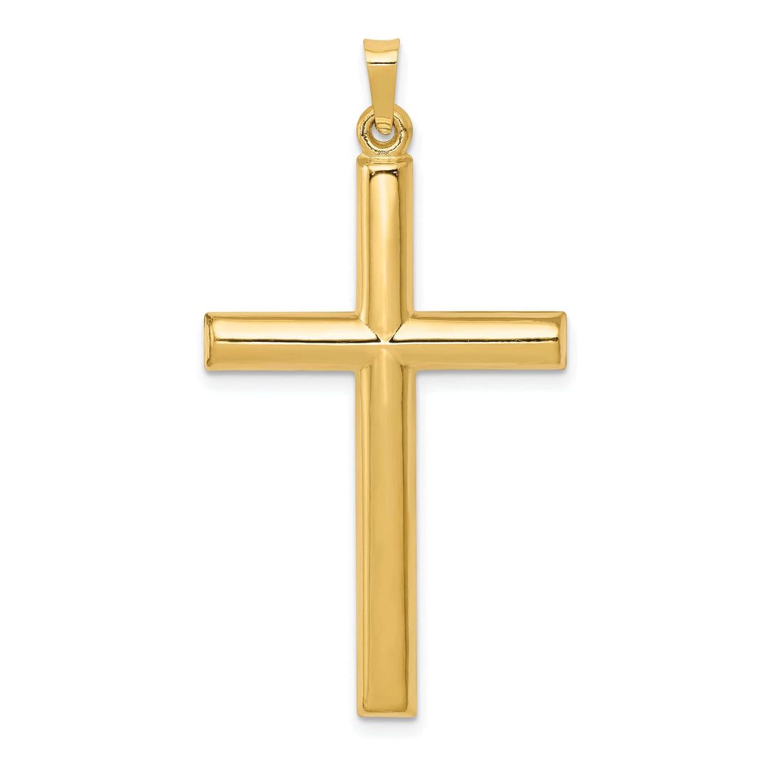 Lovely Rita's Pendants & Charms 14k Yellow Gold Hollow Cross Pendant