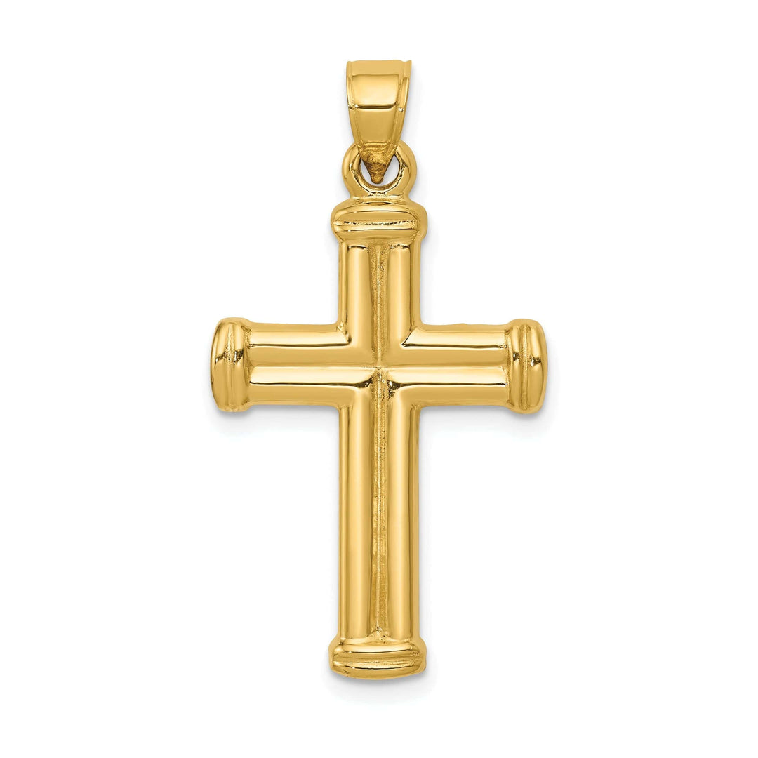 Lovely Rita's Pendants & Charms 14k Yellow Gold Hollow Cross Pendant
