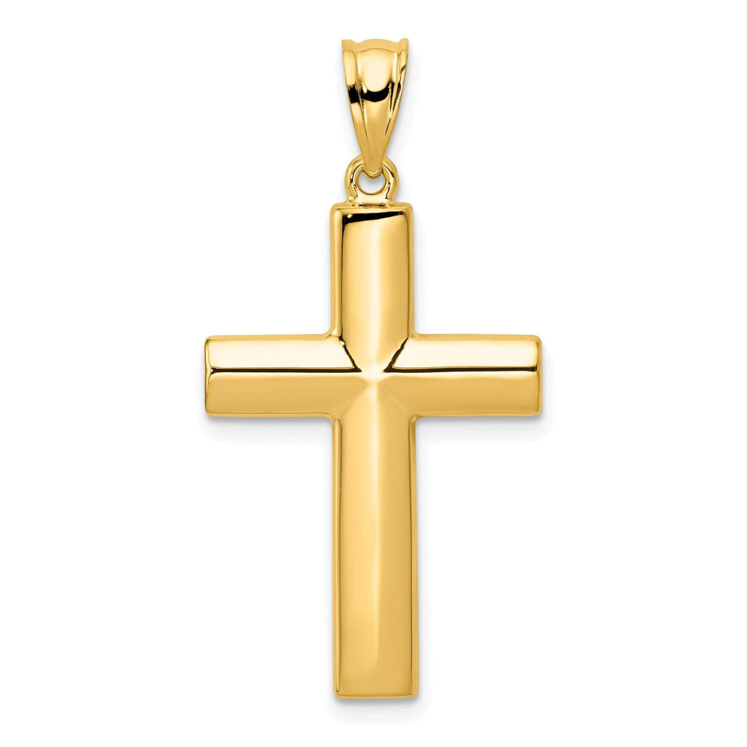 Lovely Rita's Pendants & Charms 14k Yellow Gold Hollow Cross Pendant