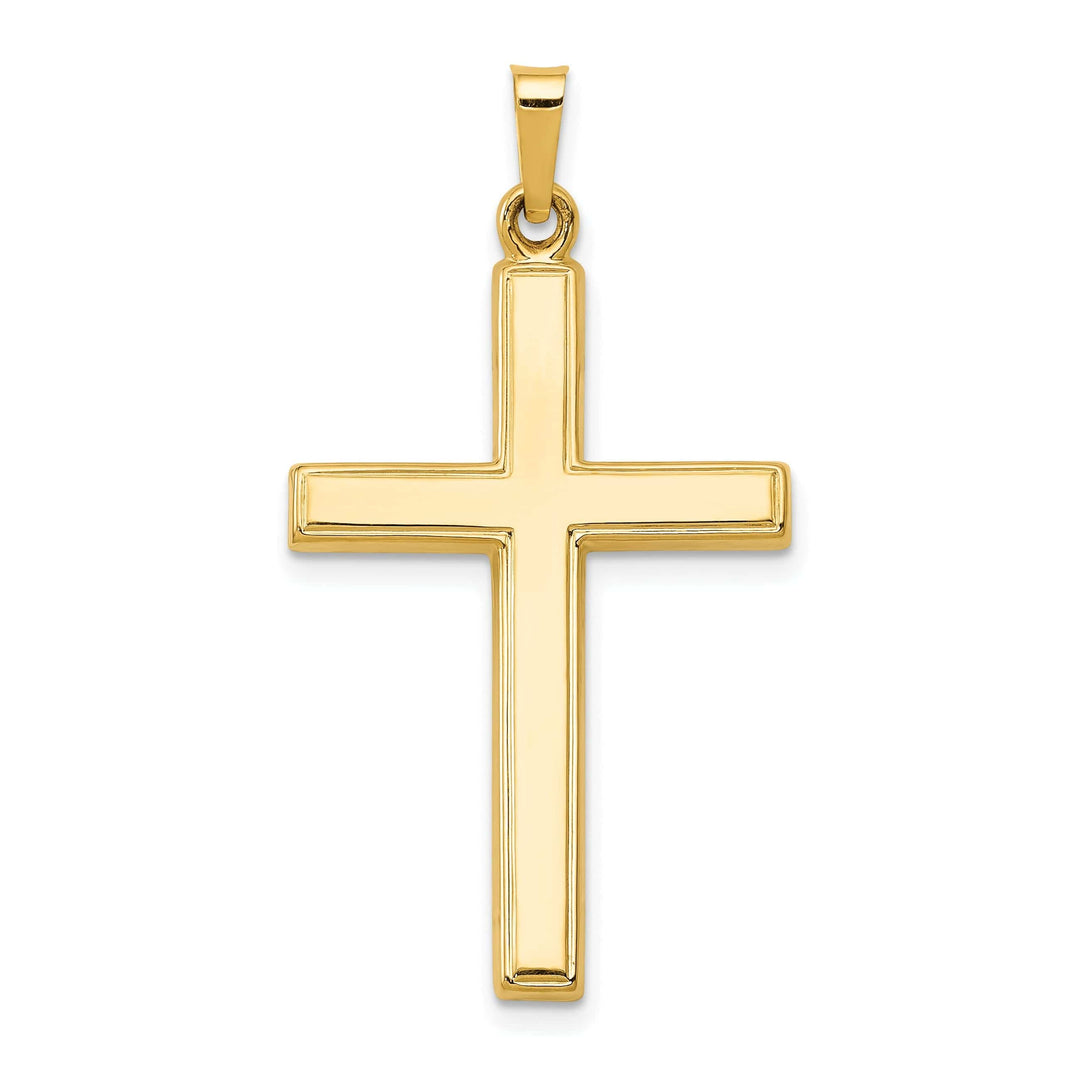 Lovely Rita's Pendants & Charms 14k Yellow Gold Hollow Cross Pendant