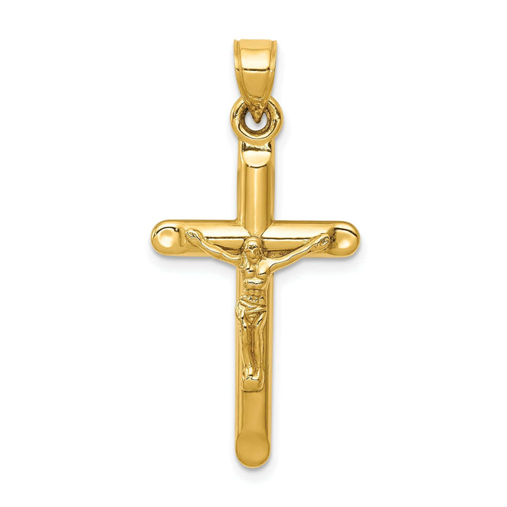Lovely Rita's Pendants & Charms 14k Yellow Gold Hollow Crucifix Pendant