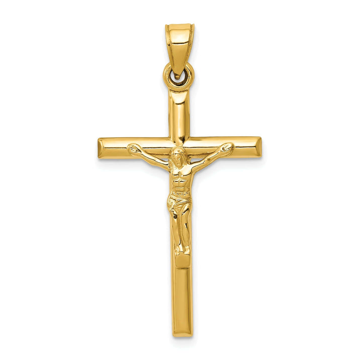 Lovely Rita's Pendants & Charms 14k Yellow Gold Hollow Crucifix Pendant