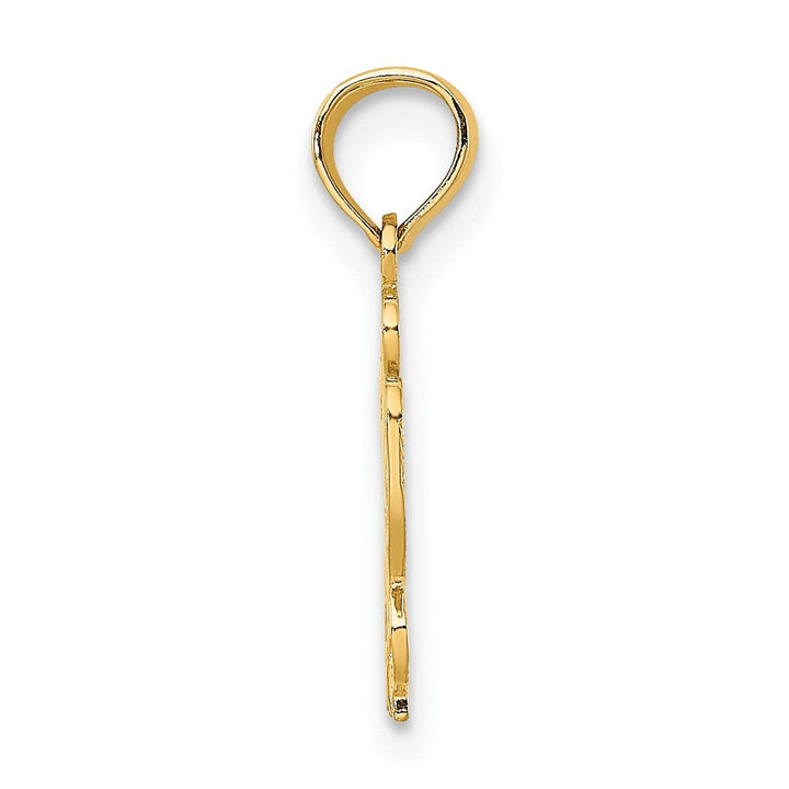 Lovely Rita's Pendants & Charms 14K Yellow Gold I HEART Butterfly Charm Pendant