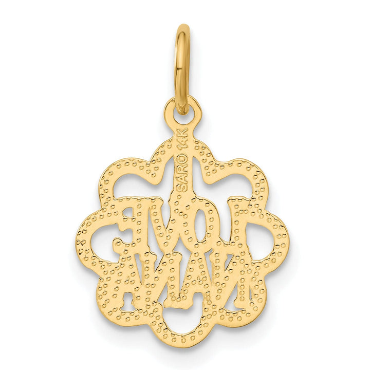 Lovely Rita's Pendants & Charms 14k Yellow Gold I Love Nana Charm Pendant
