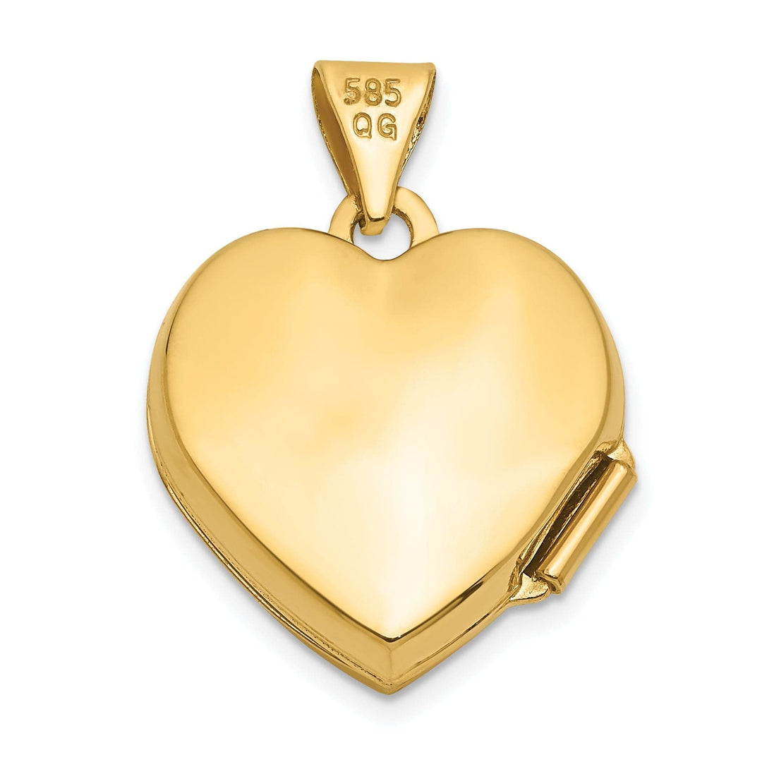 Lovely Rita's Pendants & Charms 14k Yellow Gold I Love You Heart Locket