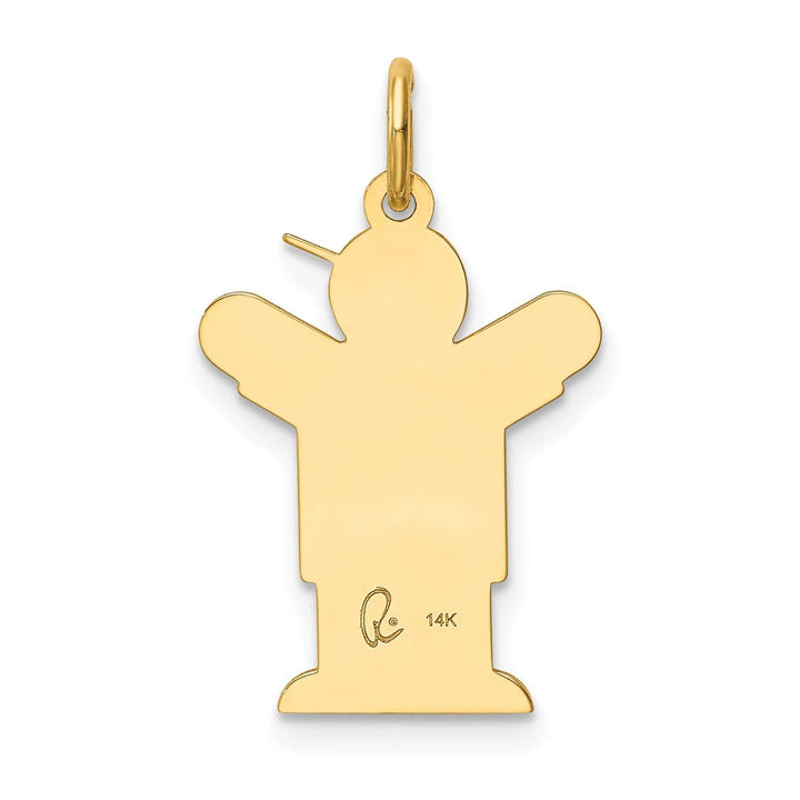 Lovely Rita's Pendants & Charms 14k Yellow Gold It's a Boy Love Charm