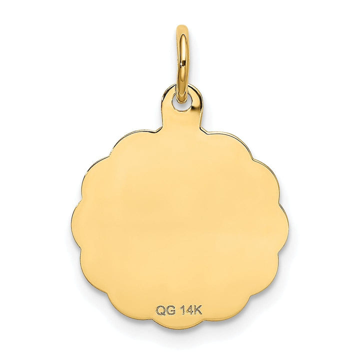 Lovely Rita's Pendants & Charms 14k Yellow Gold Its a Boy Round Charm Pendant