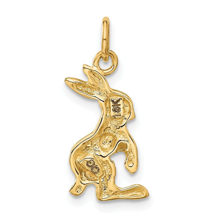 Lovely Rita's Pendants & Charms 14k Yellow Gold Jack Rabbit Charm Pendant