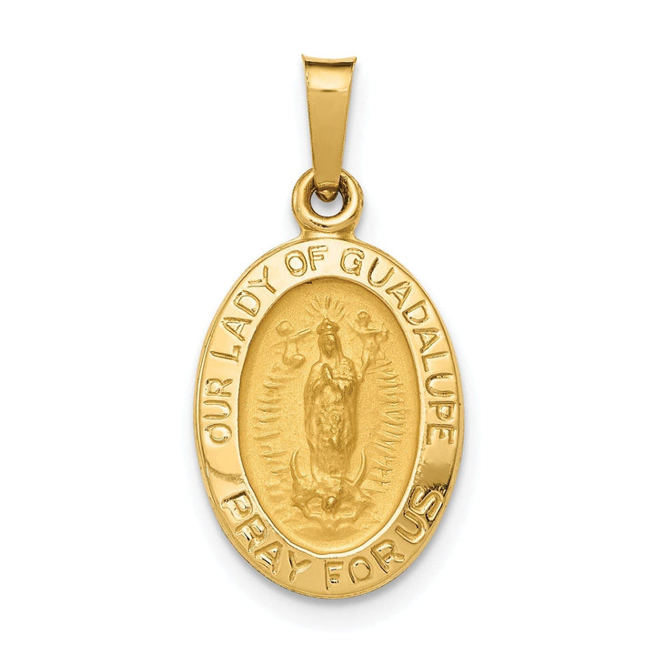 Lovely Rita's Pendants & Charms 14k Yellow Gold Lady Of Guadalupe Medal