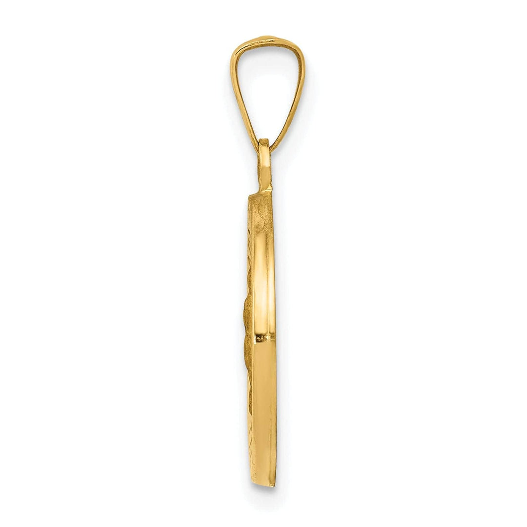 Lovely Rita's Pendants & Charms 14k Yellow Gold Lady of Guadalupe Medal